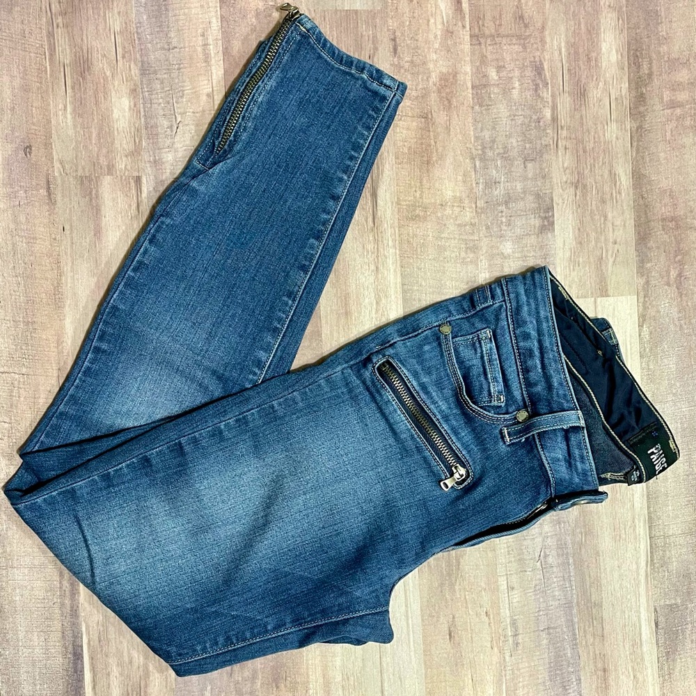 Paige Zip crop Jeans